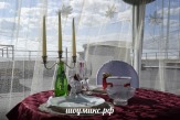 Ужин на крыше,романтическое свидание.